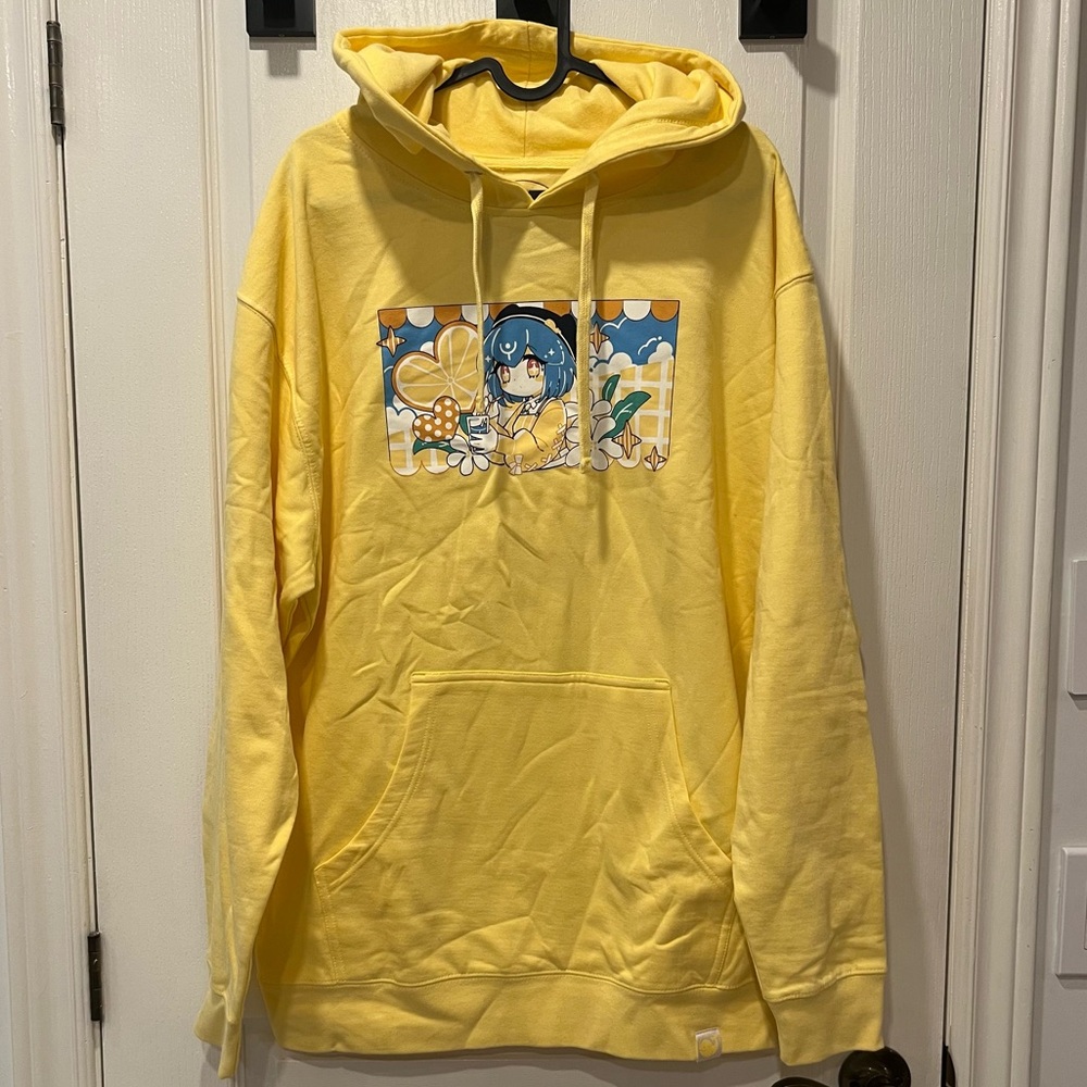 NWOT BAO yellow anime sweatshirt